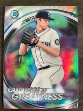 2020 Bowman Chrome Emerson Hancock Glimpses of Greatness Refractor serial /250