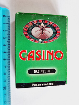 VINTAGE ORIGINAL PLAYING CARDS BLACK POKER BRIDGE CASINO PLAYING CARDS NEW