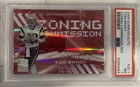 2006 Donruss Elite TOM BRADY Zoning Commission Red Prizm /500 PSA 7 New England