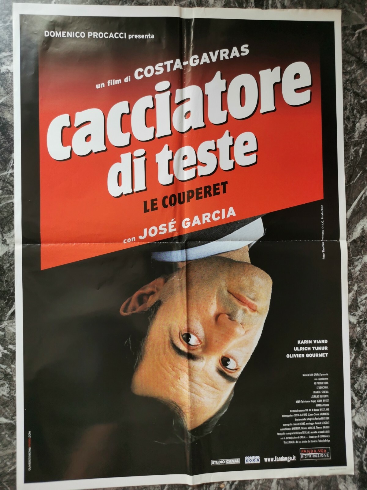 Locandina originale film Cacciatore di teste (2005) - Regia di Costa-Gavras