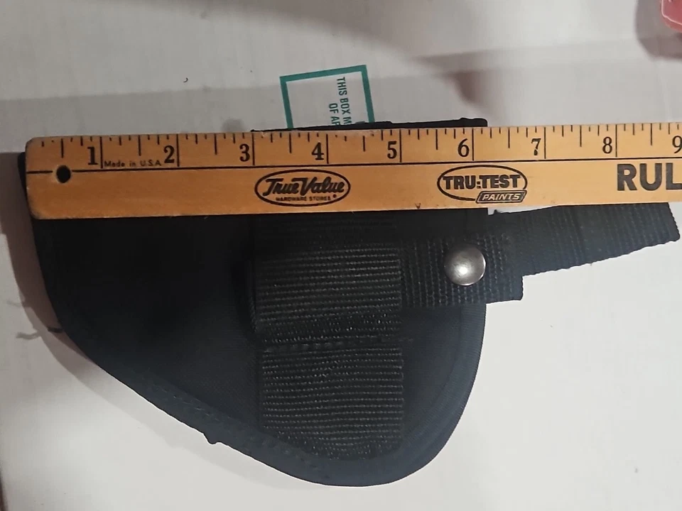 Hunters Joy 品牌尺寸 27 尼龙/绳索右手黑色皮套 7 英寸半自动 — 第 4/4 张图片