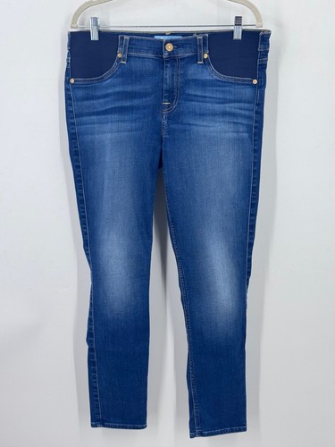 7 For All Mankind 'The Skinny Ankle' Maternity Jeans-Size 30 - Picture 2 of 14