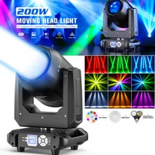 200W LED DJ Lights Moving Head Light Beam DMX 10Color 14Gobo 18Prism Stage Party