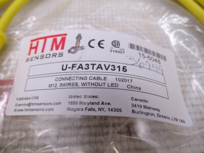 HTM SENSORS U-FA3TAV315 CABLE #A6-40