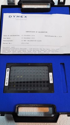 Dynex  12 Way Verification Plate Non-UV