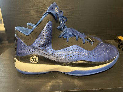 d。♥️ Adidas Derrick D Rose III 773 Mens Blue Black White Basketball