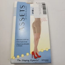 NEW Spanx Assets Women 4 Nude High Waist Mid-Thigh Shaper 180-220 LBS Sculpting