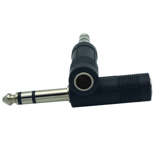 1pc 6.35mm 1/4" Male Plug Stereo TRS to Female Headphone Audio Adapter Converter - Picture 3 of 10