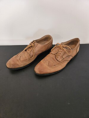 La Milano Size 11 D Shoes from the Patina Collection La Milano Patina Collection BROWN SUEDE Leather Oxford  main image 2