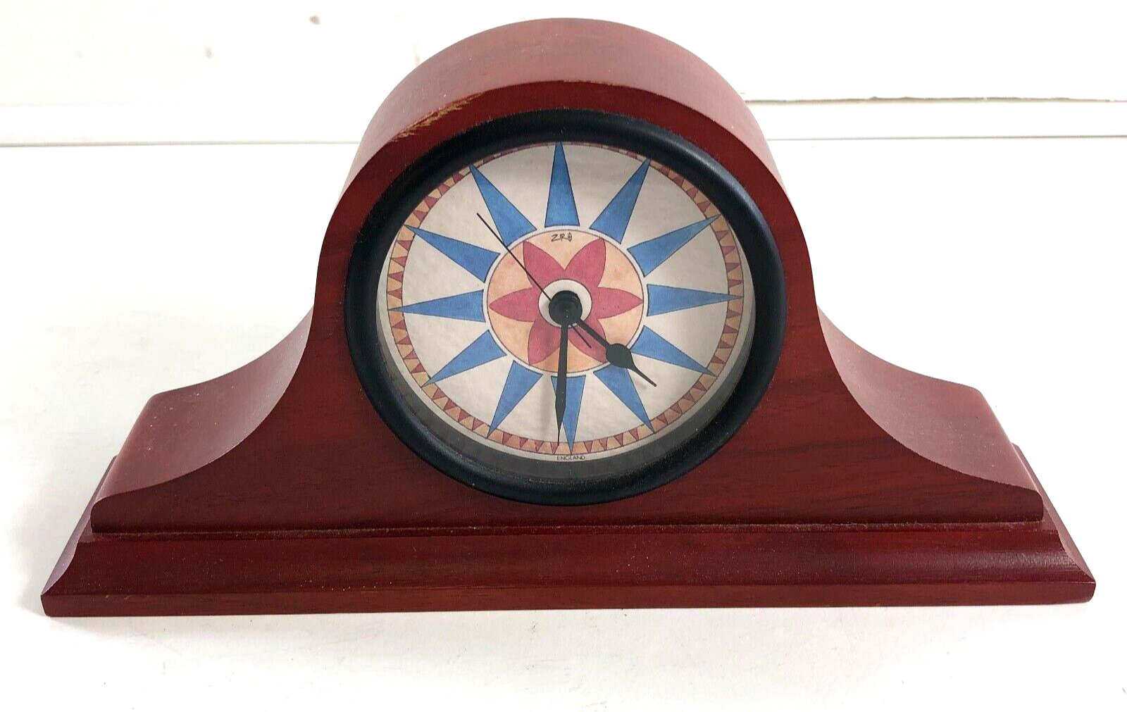ZIRO Antique Look Wooden Mantel Clock Made in England eBay