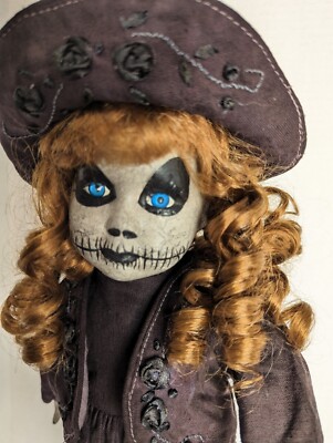 Haunted Mia OOAK Hand painted Porcelain DOLL