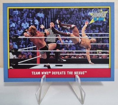 2017 Topps Heritage WWE 30 Years of SummerSlam #38 Team WWE Defeats The Nexus