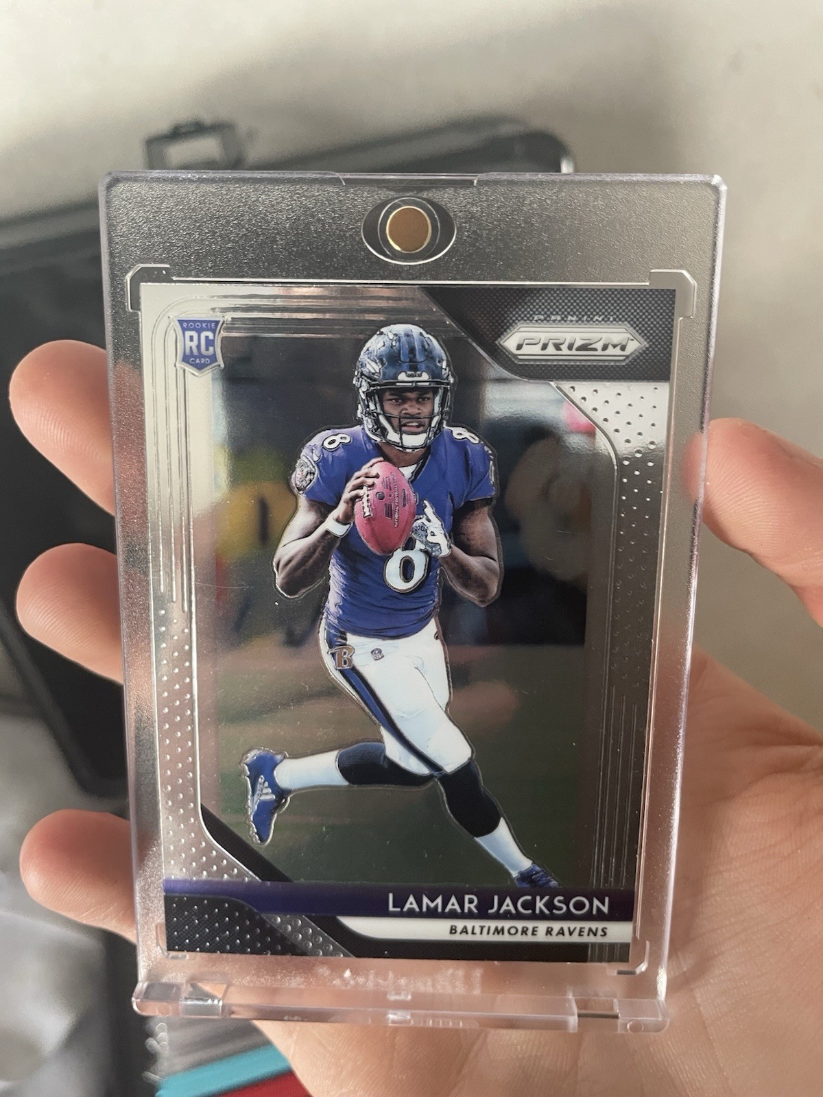 2018 Panini Prizm - Rookie Lamar Jackson #212 (RC) Baltimore Ravens