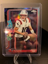 2025 Topps Chrome - Drake Maye  Future Stars Refractor