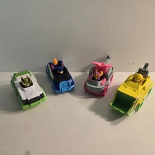 Paw Patrol Die Cast The Movie Cars Vehicles x 4 Full Set