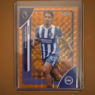 2025-26 Topps Chrome Premier League - Georginio Rutter - Orange Geometric /25