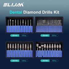 Dental Lab Polishing Burs Drills Tungsten Steel Carbide Bur HP 2.35mm 10pcs/set