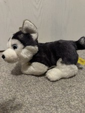 Siberian Husky Puppy Dog Miyoni by Aurora Soft Plush Stuffed Animal 9 inch