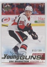 2019-20 Upper Deck Young Guns UD Exclusives 53/100 Erik Brannstrom #464 5m5