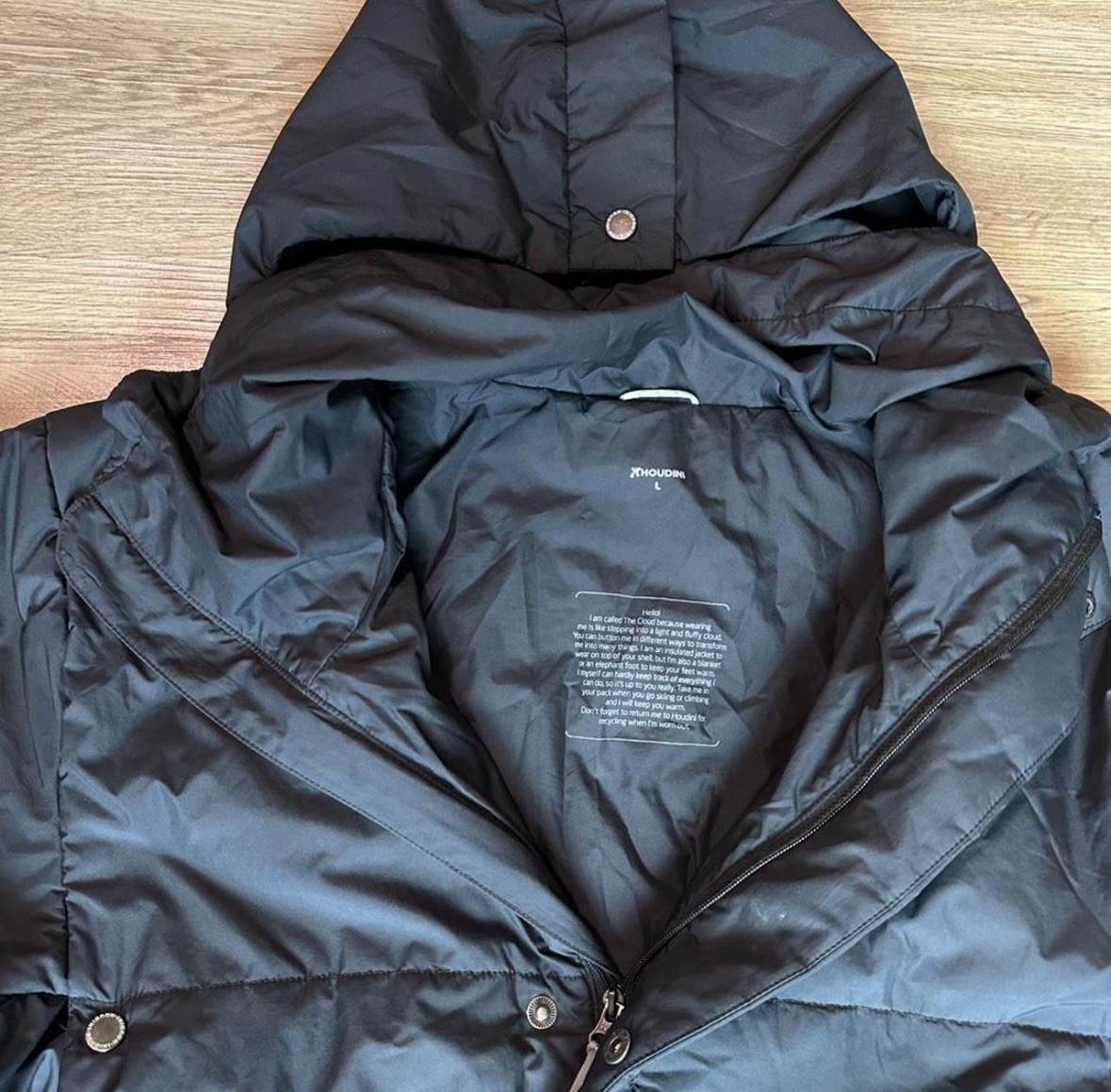 Houdini The Cloud Full Length Versatile Jacket Un… - image 3