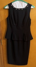 Classy Vince Camuto Peplum Dress Black Size 0