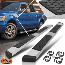For 04-14 Ford F150 Crew Cab 5.5" Honeycomb Step Nerf Bar Running Boards Chrome