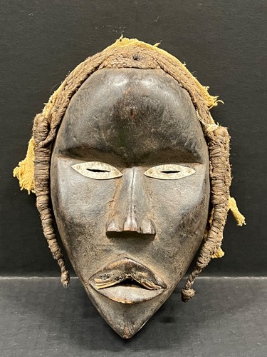 African Tribal Art Carved Wood Dan Mask