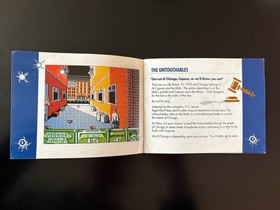 Nintendo NES The Untouchables Game Instruction Manual Book Blue Ocean