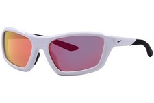 Nike Brazer-M FV2401 100 Sunglasses Youth Kids White/Red Mirror 54mm