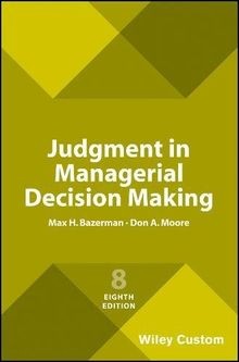 Judgment in Managerial Decision Making von Bazerman... | Buch | Zustand sehr gut
