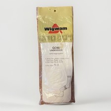 NEW Vintage Wigwam Gobi Undersock Socks 100 Polypropylene Fits Shoe 9-11