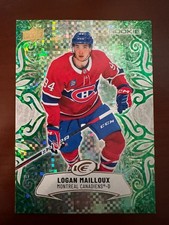 2024-25 Upper Deck Ice Emerald Green Logan Mailloux RC #109 Montreal Canadiens