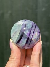 Rainbow Fluorite Sphere Crystal Polished Gemstone 47mm High Quality