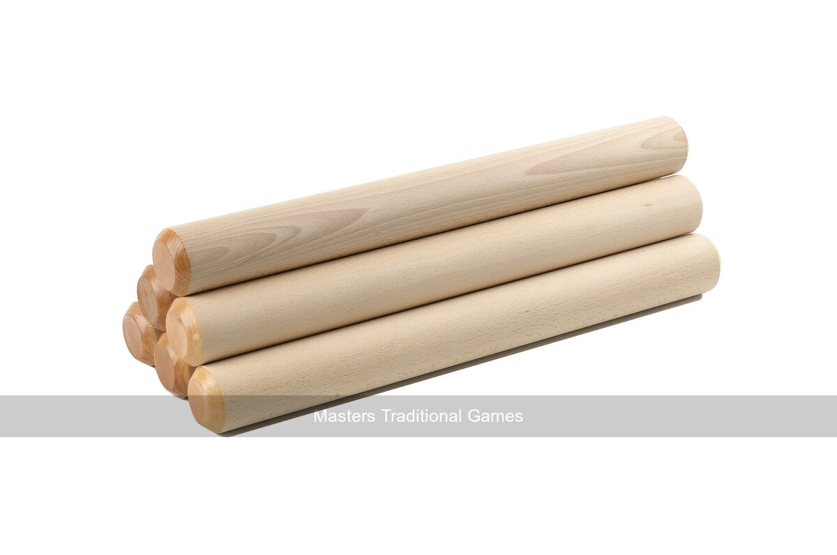 Set of 6 Aunt Sally sticks - 1lb 3oz