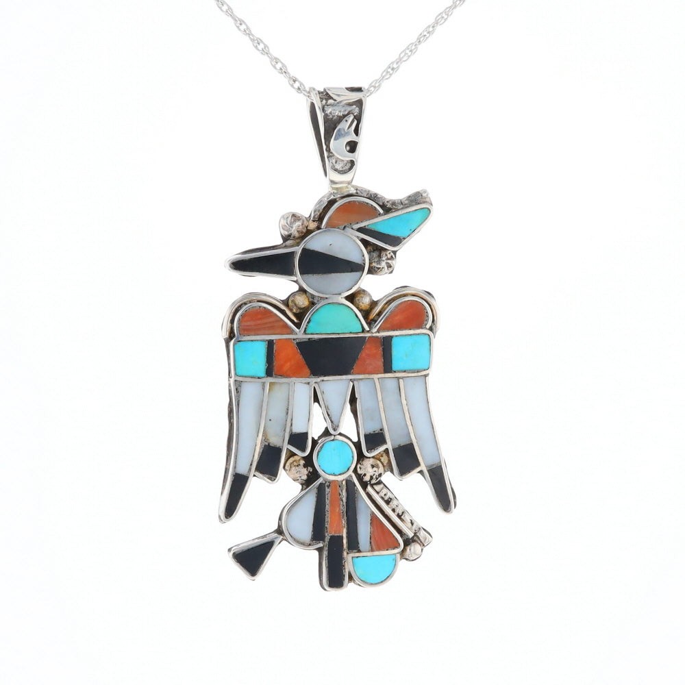 Native Multi-Stone Thunderbird Pendant GV173789 - image 5