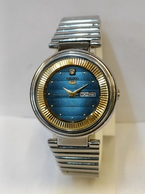 VINTAGE SEIKO 5 AUTOMATIC BLUE DIAL 2919-0260 JAPAN UNISEX ADULT WORKING