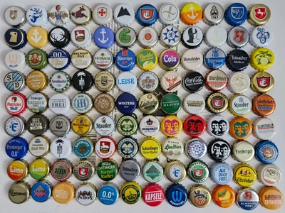 Kronkorken Sammlung über 100 Stück verschiedene Bier Brauerei Getränke - Bild 1 von 3