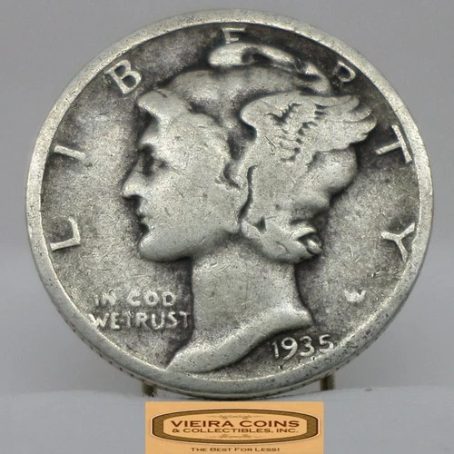 1935 Mercury Silver Dime - #C58496NQ
