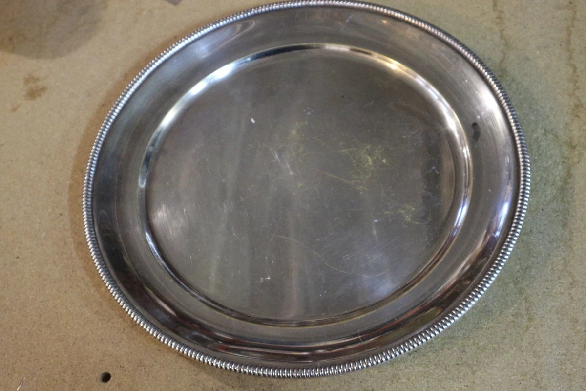 Lot De 3 Plats Ovales En Métal Argenté Saint Hilaire – Qualité, Poinçons
