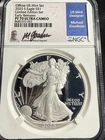 2025-S American Silver Eagle NGC PF70 UCAM Early Releases Gaudioso Hand-Signed
