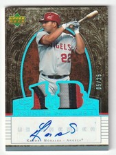 2007 UPPER DECK PREMIER PATCHES KENDRY MORALES #d 05/25