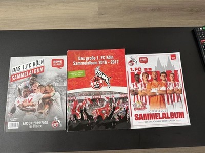 1. FC Köln Sammelalben Sammlung 3 Alben Saison 2016/17 komplett + weitere Alben