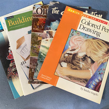 Walter Foster Book Lot How To Draw Paint Art Instruction Colored Pencil Oil