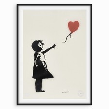 BANKSY - Girl with Red Balloon - Limited Edition Print - Certificate 