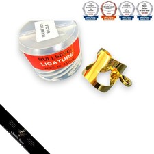 BULLSEYE Gold Clarinet Ligature Adjustable Open Design Music Accessory