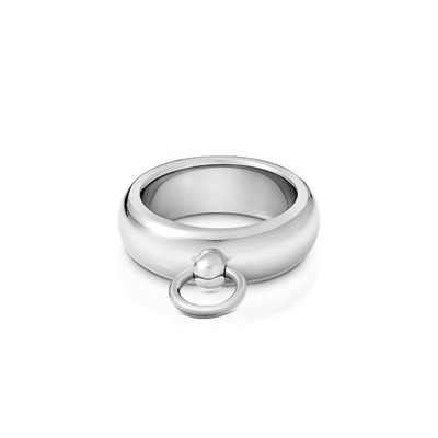 Massiver Edelstahl ''Ring der O'' Fingerring  O-Ring Größenauswahl