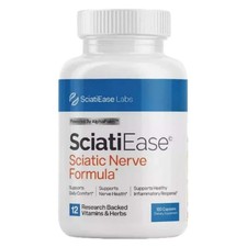 SciatiEase Labs Sciati Ease Sciatic Nerve Formula 120 Cap NEW