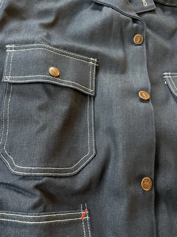 Abrigo grande forrado con manta Big Mac vintage Foto 3 de 3