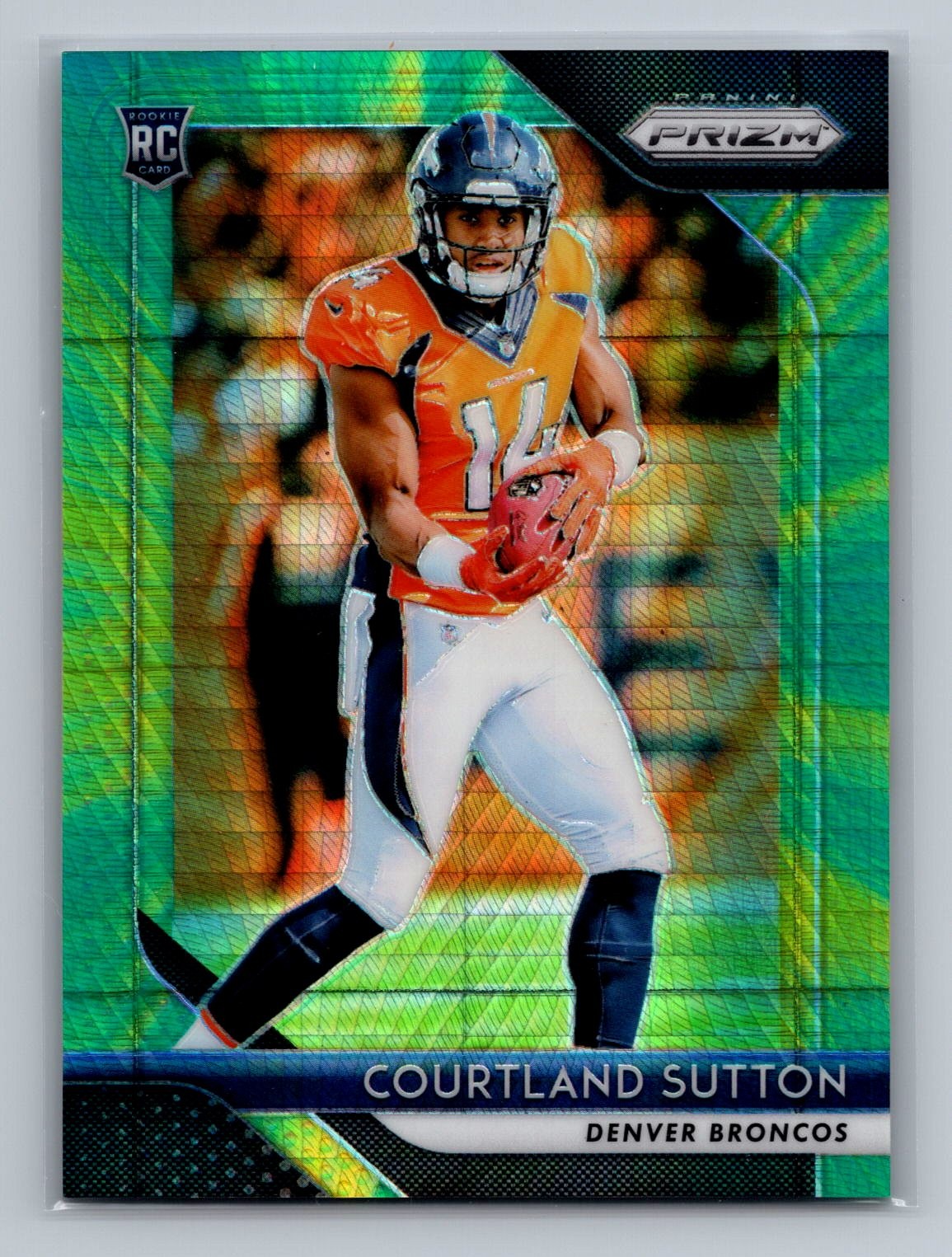 Courtland Sutton 2018 Panini Prizm #215 Prizm Hyper #/275 Rookie Broncos