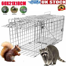 Animal Trap Cage Indoor & outdoor Humane Live Catcher Possum Fox Rabbit Rat Cat